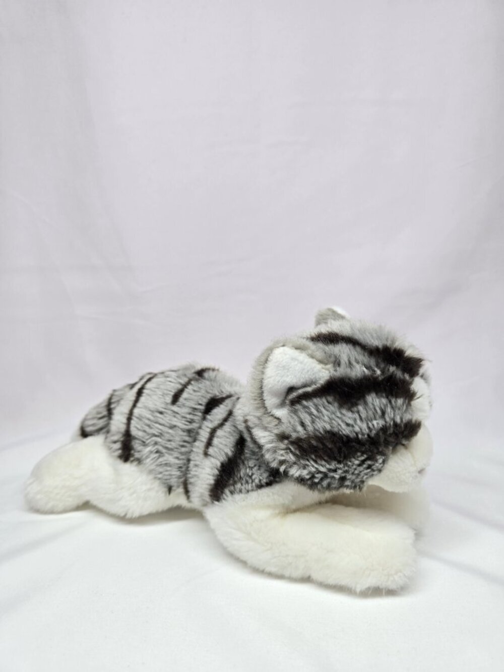 Ganz Webkinz Signature Grey Tabby Cat Stuffed Plush Animal WKSS2005 9"